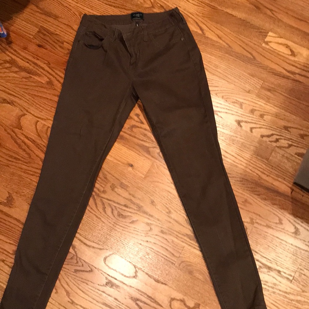 Celebrity Pink skinny brown jeans